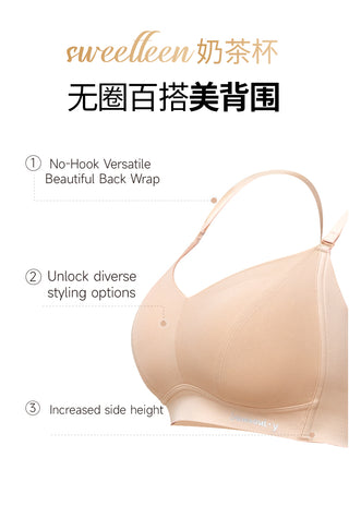 Non-Wored Triangle Cup，with X-crossed back detail