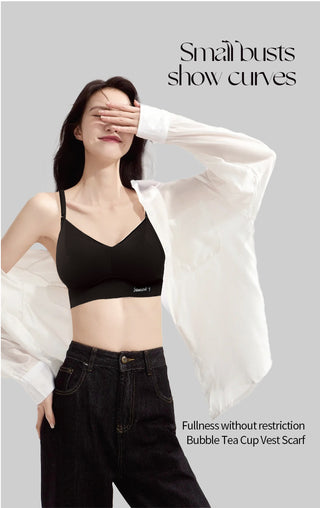 Non-Wored Triangle Cup，with X-crossed back detail