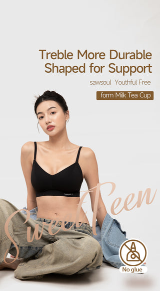 Non-Wored Triangle Cup，with X-crossed back detail